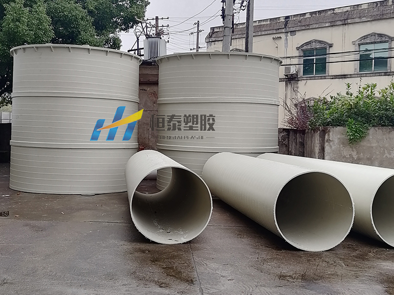衡陽客戶pp防腐儲罐設計制作完成